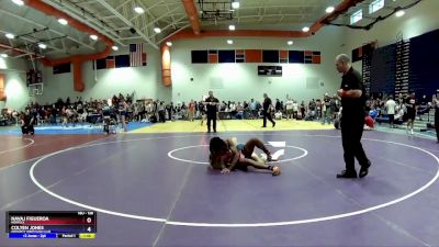 138 lbs Cons. Semi - Navaj Figueroa, Norfolk vs Colten Jones, Integrity Wrestling Club