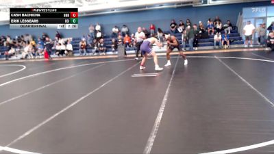 174 lbs Quarterfinal - Cash Bachicha, New Mexico Highlands vs Erik Lessears, Briar Cliff (Iowa)