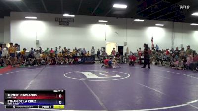 125 lbs Semis & 3rd Wb (16 Team) - Tommy Rowlands, Ohio vs Ethan De La Cruz, New Jersey