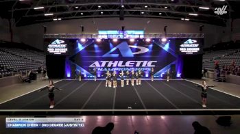 Champion Cheer - 3rd Degree (Justin TX) [2026 L3 Junior Day 2] 2026 Athletic Championships Garland Nationals