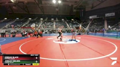 125 lbs Champ. Round 1 - Jordan Black, Wyoming Indian vs Jordan Nielsen, Lander Valley