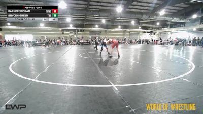 135 lbs Consi Of 32 #2 - Parker Wickam, Top Notch Wrestling Club vs Brycen Green, Thoroughbred Wrestling Academy