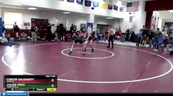 120 lbs Cons. Round 4 - Carson Daugherty, Central vs Colter Price, Thermopolis