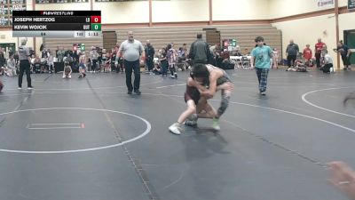 84 lbs Round 4 (8 Team) - Kevin Wojcik, The Outsiders vs Joseph Hertzog, Lions Den