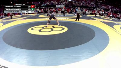 D2-190 lbs 5th Place Match - Presley Stewart, Eaton vs Landon Sowards, Ontario