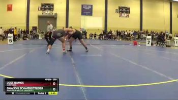 285 lbs Champ. Round 2 - Jose Ramos, Harper CC vs Dawson Schwerdtfeger, Nebraska Weslyn University