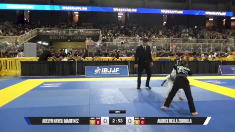 Aubree Bella Zorrilla vs Adelyn Nayeli Martinez 2025 Pan Kids Jiu-Jitsu IBJJF Championship