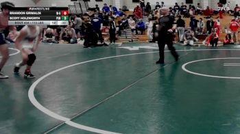 113 lbs Consi Of 8 #1 - Brandon Grimaldi, Whitman-Hanson vs Scott Holzworth, Pembroke