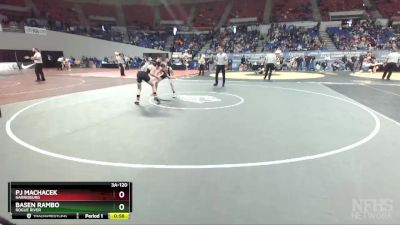 3A-120 lbs Cons. Round 2 - Basen Rambo, Rogue River vs PJ Machacek, Harrisburg