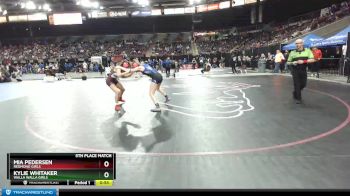 114G 5th Place Match - Mia Pedersen, Redmond Girls vs Kylie Whitaker, Walla Walla Girls