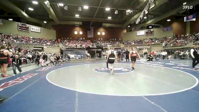 3A 285 lbs Champ. Round 1 - Trentyn Aguirre, Grantsville vs Draven Clark, Canyon View