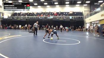 141 lbs Cons. Round 7 - Andre Garcia, Santa Ana College vs Benjamin Salas, Cerritos College