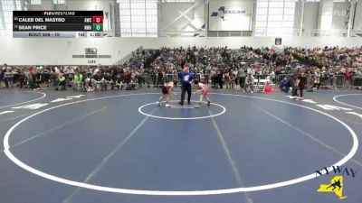 70 lbs Cons. Round 3 - Caleb Del Mastro, Akron Wrestling Club vs Sean Price, NWAA