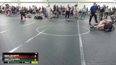 96 lbs Round 3 (8 Team) - Mikey Stillwell, PA Alliance vs Isaac Cicchetti, Terps Xtreme