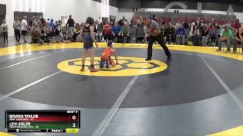 60 lbs 2nd Wrestleback (8 Team) - Bowen Taylor, Heat Lightning vs Levi Sisler, Team Missouri (MO)