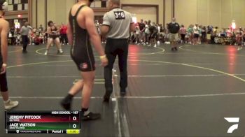 167 lbs Champ. Round 1 - Jace Watson, Unattached vs Jeremy Pitcock, Olympic