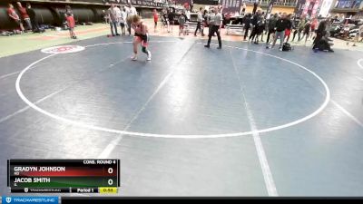 92 lbs Cons. Round 4 - Jacob Smith, IL vs Gradyn Johnson, ND