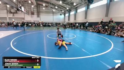 52 lbs Quarterfinal - Elan Winski, Scots Wrestling Club vs Jonah Banda, Bandas Wrestling Academy