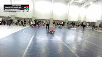 43 lbs Semifinal - William (Trey) Mackintosh, Aviator Wrestling Academy vs Kingston Jaramillo, Uintah Wrestling