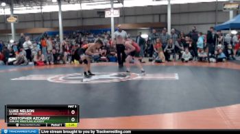 85 lbs Champ. Round 2 - Cristopher Azcaray, Sublime Wrestling Academy vs Luke Nelson, CV USA Wrestling