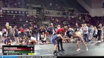 63-64 lbs Round 2 - Emma Zagorski, Pikes Peak Warriors Wrestling vs Luke Garcia, Palmer Divide Wrestling Inc.