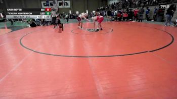 215 lbs Champ. Round 2 - Calvin Henderson, Luxemburg-Casco vs Cash Reyes, Hinton