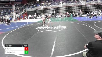 102 lbs Rr Rnd 4 - Michael Keith, Natrona Colts vs Tre Hallford, Meridian Idaho