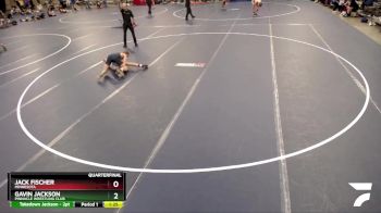 126 lbs Quarterfinal - Gavin Jackson, Pinnacle Wrestling Club vs Jack Fischer, Minnesota