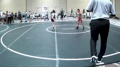 80 lbs Quarterfinal - Macie Rankin, Ocrtc vs Jessie Kelly, Savage House WC