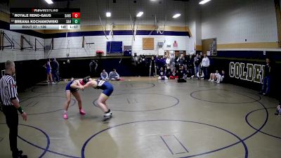 136 lbs Champ. Round 1 - Royale Reno-Gaus, Saegertown Hs vs Breana Kochanowski, Shaler Area Hs