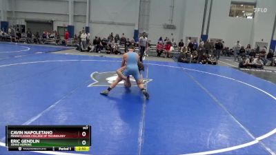 157 lbs Cons. Round 4 - Eric Gendlin, Johns Hopkins vs Cavin Napoletano, Pennsylvania College Of Technology