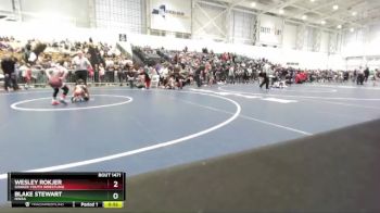 70 lbs Quarterfinal - Wesley Rokjer, Shaker Youth Wrestling vs Blake Stewart, NWAA