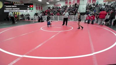 100 lbs Quarterfinal - Alexis Smith, Great Oak vs Destiny Huitron, Arroyo