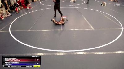Round 3 - Cole Huerta, Anoka Youth Wrestling vs Alan Petersen, Minnesota