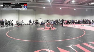 65 lbs Champ. Round 2 - Austin Collins, Bear Cave Wrestling Club vs Caden Cook, Nevada