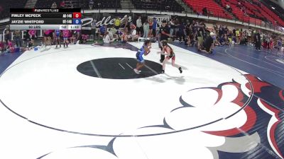 60 lbs Finley McPeck, Alaska 14U Girls vs Jayzie Whitford, Utah 14U Girls
