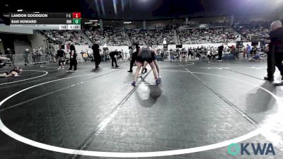 98 lbs Round Of 32 - Landon Goodgion, F-5 Grappling vs Ean Howard, Vinita Kids Wrestling
