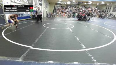 100 lbs Cons. Round 3 - Eliana Socop, San Bernardino vs Kayla Cheung, Northwood