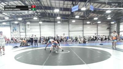 195 lbs Rr Rnd 1 - Caige Horak, TDWC Maniacs Blue - HSB vs Grayson Carroll, Trinity Top Team - HSB