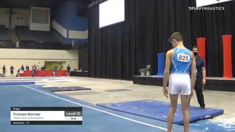 Thomas Morrow - Floor, Texas Dreams Gymnastics - 2021 USA Gymnastics Development Program National Championships