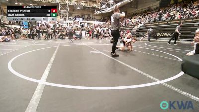 85 lbs Quarterfinal - Stetsyn Prater, Tuttle Wrestling vs Liam Garcia, Shelton Wrestling Academy