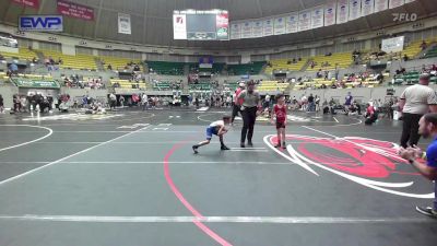 55 lbs Quarterfinal - Grayson Smith, Fayetteville Wild Hog Wrestling vs August Dyson, Conway Wrestling Club