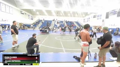 132 lbs Cons. Round 7 - Julian Espinoza, FWC vs Evan Flores, Legacy WC