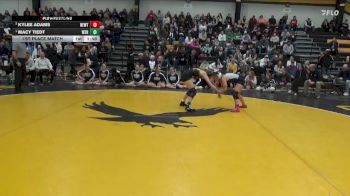 110 lbs 1st Place Match - Macy Tiedt, Waverly-Shell Rock vs Kylee Adams, Newton