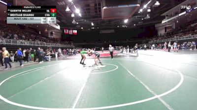 157 lbs Cons. Round 1 - Quentin Miller, Vista Del Lago vs Mehtaab Bhangu, St. Mary`s