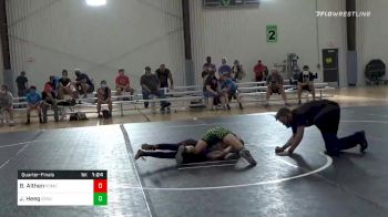 90 lbs Quarterfinal - Braedon Althen, Pomona Elite vs Justus Heeg, Standfast