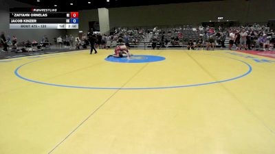 120 lbs Quarters - Zaiyahn Ornelas, NE vs Jacob Kinzer, OK