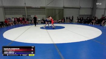 120 lbs Round 1 (16 Team) - Kaitlyn Robinson, Arkansas Blue vs Andi Bibeau, Pennsylvania Red