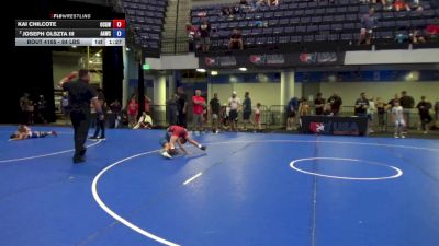 84 lbs Cons. Semis - Kai Chilcote, Ohio Crazy Goats Wrestling vs Joseph Olszta III, All American Wrestling Club