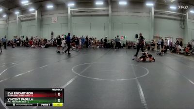 52 lbs Round 3 (8 Team) - Eva Encarthion, Warhawks Wrestling vs Vincent Padilla, Mat Assassins Red